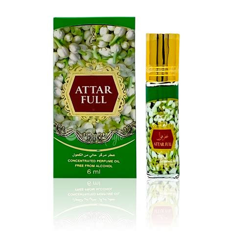 Jasmine Floral Sweet Attar Full Perfume Oil 6ml .